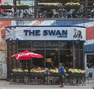 <h1>ENJOY</h1><p>The colourful cafes and bars of Bloor West Villagey.</p>